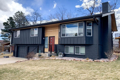 New Wood Accent and Dark Siding in Boulder, CO