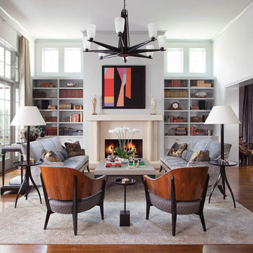 Transitional Living Room