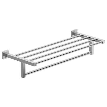 Duro 22 inch Towel Shelf with Mounting Hardware, Chrome
