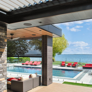 Pergola avec lames orientables