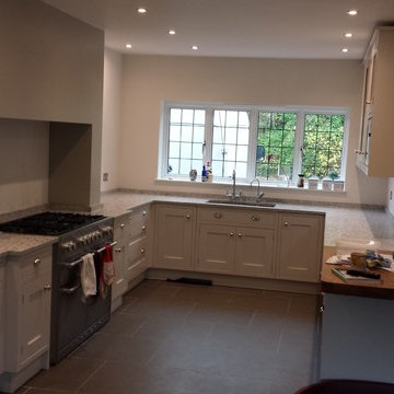 Guilford House in St. Cecilia White Satin granite 30mm