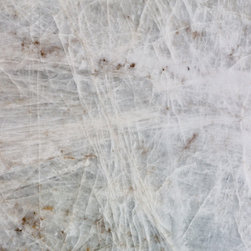 Quarzo Bianco Quartzite Slab - Kitchen Countertops