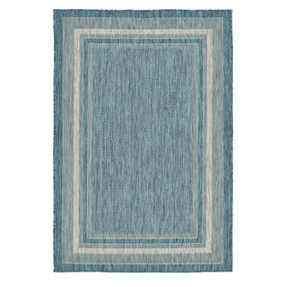 Unique Loom Soft Border Outdoor Rug - Beach Style - Outdoor Rugs - by  eSaleRugs | Houzz