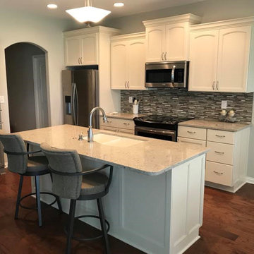 Waypoint and Custom Amish Cabinetry- Painted Vanilla