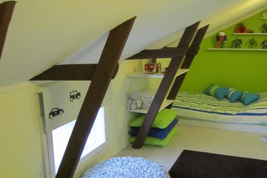 Inspiration for a contemporary kids' room remodel in Other