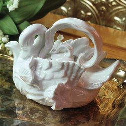 Swooning Swan Teapot - Teapots