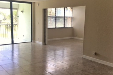 Trendy home design photo in Miami