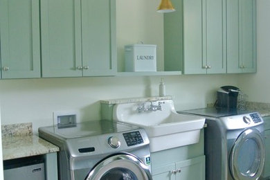 Inspiration for a laundry room remodel in Atlanta