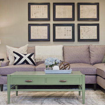 Family-friendly basement remodel