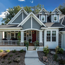 Exterior of house with wrap around porch