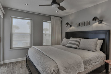 Inspiration for a contemporary bedroom remodel in Tampa