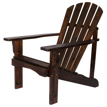 Rockport Adirondack Chair, Burnt Brown
