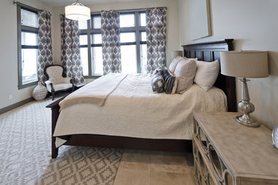 Example of a trendy bedroom design in Denver