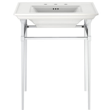 American Standard 8721.000 Town Square S Metal Lavatory Console - Polished