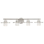 Minka Lavery - Beacon Avenue LED Bath Light, Brushed Nickel - Stylish and bold. Make an illuminating statement with this fixture. An ideal lighting fixture for your home.