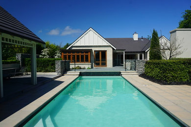 Photo of a modern pool in Christchurch.