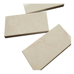 3x6 Rectangle Bright Beige Stone Tile Mosaics - Home Decor