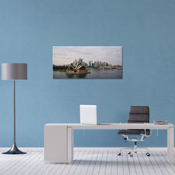 Home Office Art - Quay's Morning Sydney Opera House, Sydney Harbour Art on Glass - Fine Art Prints