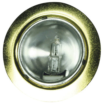 Cal Lighting BO-603 Mini Recess 12V 20W G4 - Plated Brass