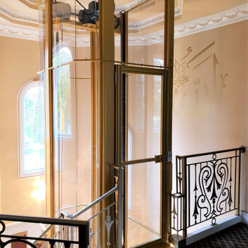 Custom Shaped Artisan Home Elevator