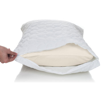 Bed Bug & Dust Mite Cotton Mattress Protector & 2 Pillow Protectors, Queen