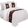 Eleanor Embroidered 3-Piece Duvet Cover Set , Full/Queen
