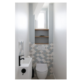 Douceur scandinave, 65m2 à Paris - Scandinave - Toilettes - Paris - par ...