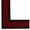 Flat Striped Mahogany, Lacquer Picture Frame, Solid Wood, 14"x18"