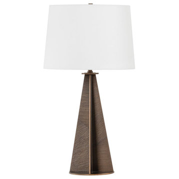 Finn Table Lamp, Bronze Leaf