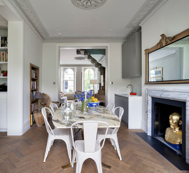 Eclectic Dining Room by STEPHEN FLETCHER ARCHITECTS