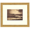 "The Great Wave" Sepia Tone Framed Photo, 16"X20"