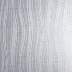 Portofino - Gray Silver Flocked Wave Lines Velvet Textured Wallpaper, 27 Inc X 33 Ft Roll - Portofino is one of the best finest brands of Wallcoverings. The luxurious designs, highest quality materials, and innovative technologies - that's what makes us the best! Brand idea is to bring into the world  Made in Italy best wallpaper, so our customers will enjoy the gorgeous and unique product in their homes, offices or stores!
