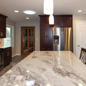 Irish Influenced Transitional Kitchen