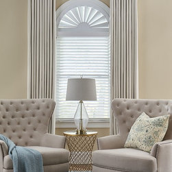 Blinds.com Custom Composite Wood Arch - Interior Shutters