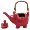 Buddha and The Ruby Elephant Ceramic Teapot, Indonesia