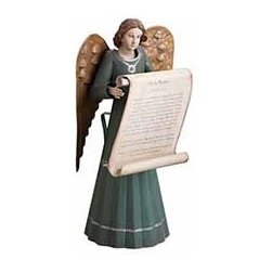 Standing Angel with Scroll - New - Holiday Accents And Figurines