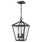 Millennium Lighting - Millennium Lighting 2534-PBK Arnold, 4 Light Outdoor Hanging Lantern - As twilight sets in, look to quality outdoor lightArnold 4 Light Outdo Powder Coat Black Cl *UL: Suitable for wet locations Energy Star Qualified: n/a ADA Certified: n/a  *Number of Lights: 4-*Wattage:60w Candle bulb(s) *Bulb Included:No *Bulb Type:Candle *Finish Type:Powder Coat Black