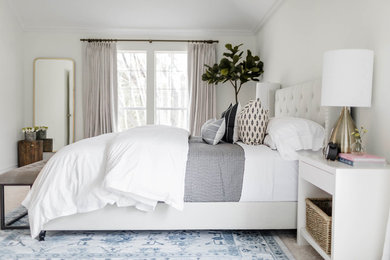 Inspiration for a timeless bedroom remodel in Dallas