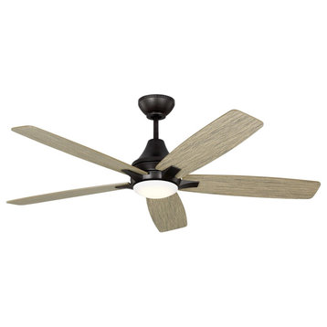 Monte Carlo Lowden 52" Ceiling Fan WithLED Light Kit 5LWDR52AGPD Aged Pewter