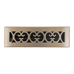 SCROLL FLOOR REGISTER - Registers Grilles And Vents