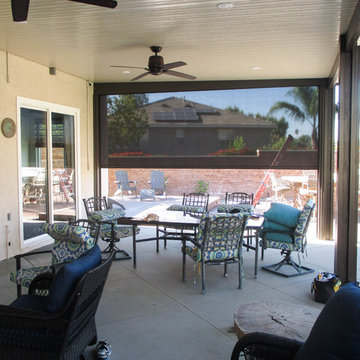 Motorized Power Screens Sun Control Patio