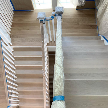 SOUTHAMPTON: 6" SELECT GRADE WHITE OAK INSTALLED & FINISHED WITH BONA WHITE