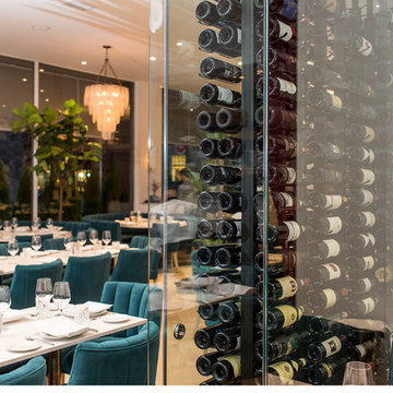 Glass Enclosed Vintageview Wine Cellar by Papro Consulting