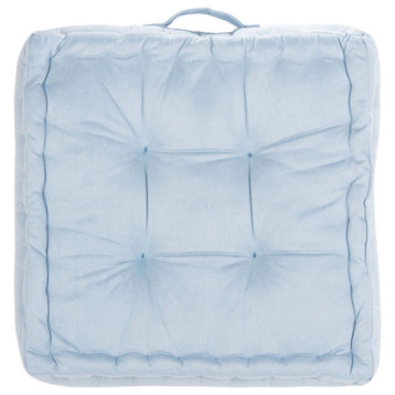 Safavieh Gardenia Floor Pillow Blue 18" X 18"