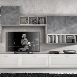 Contemporary Italian Wall Unit JA-1056 - $2,549.00 - Entertainment Centers And Tv Stands