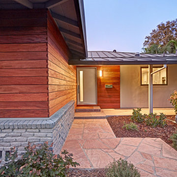Dovetailed Mahogany Facade