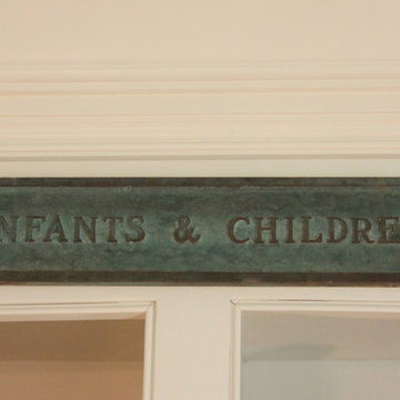 Mother Goose Room Detail of plaque from Pediatricians office