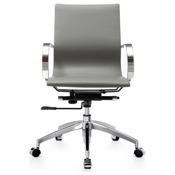 Devin Mid-Back Office Chair, Gray