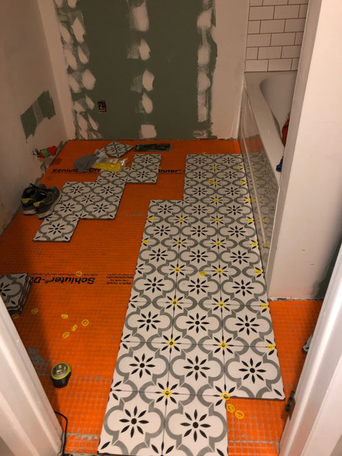 Floor Tile Have To Center Doorway, Where To Start Tile In Doorway