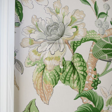 Exemplary wallpaper installation